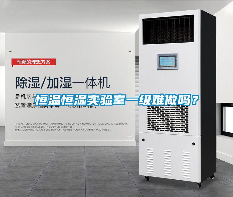 恒温恒湿实验室一级难做吗？