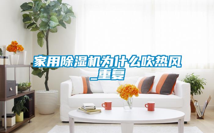 家用除湿机为什么吹热风_重复