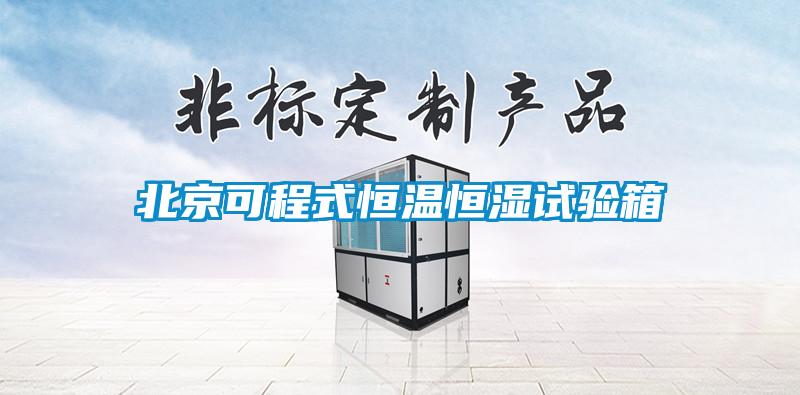 北京可程式恒温恒湿试验箱