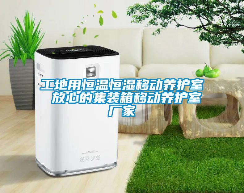 工地用恒温恒湿移动养护室 放心的集装箱移动养护室厂家