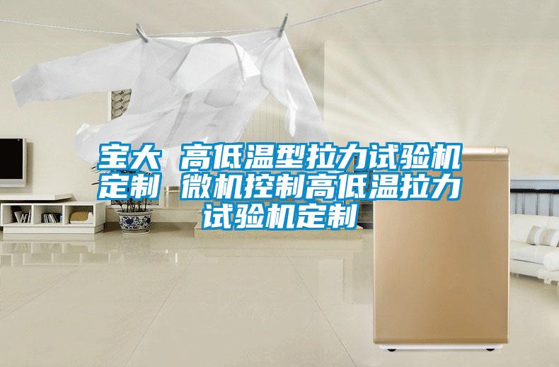 宝大 高低温型拉力试验机定制 微机控制高低温拉力试验机定制