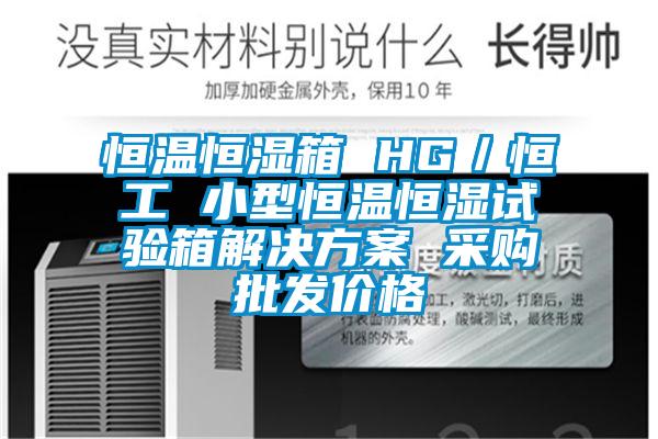 恒温恒湿箱 HG／恒工 小型恒温恒湿试验箱解决方案 采购批发价格