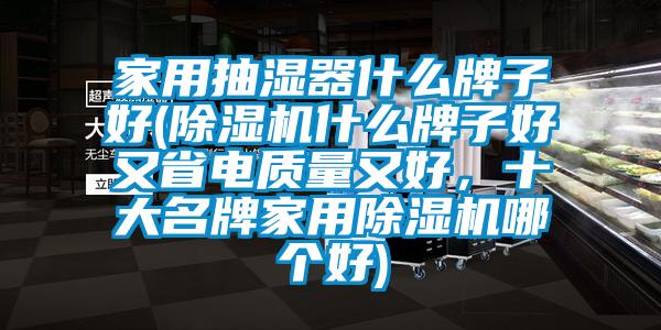 家用抽湿器什么牌子好(除湿机什么牌子好又省电质量又好，十大名牌家用除湿机哪个好)