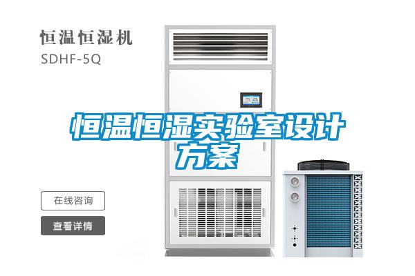 恒温恒湿实验室设计方案