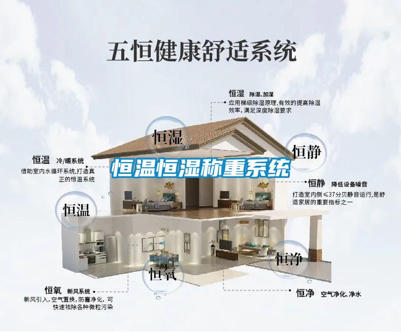 恒温恒湿称重系统