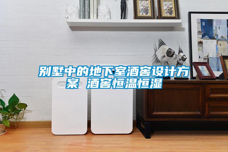 别墅中的地下室酒窖设计方案 酒窖恒温恒湿