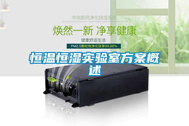恒温恒湿实验室方案概述