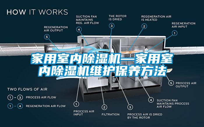 家用室内除湿机—家用室内除湿机维护保养方法