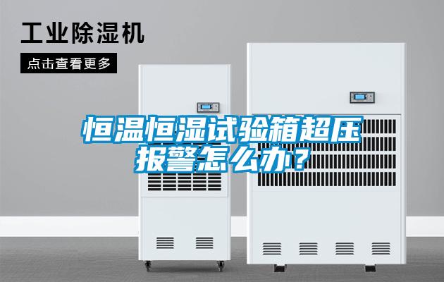 恒温恒湿试验箱超压报警怎么办？