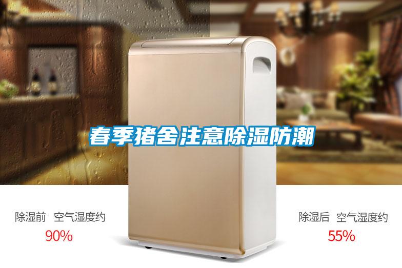 春季猪舍注意除湿防潮