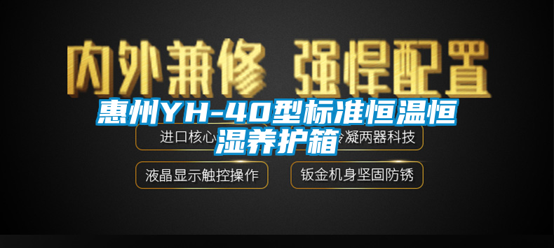 惠州YH-40型标准恒温恒湿养护箱