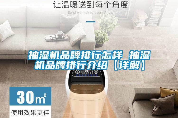 抽湿机品牌排行怎样 抽湿机品牌排行介绍【详解】