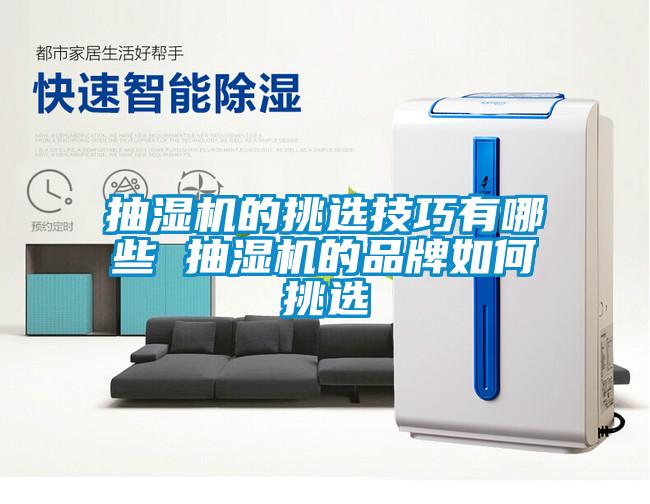 抽湿机的挑选技巧有哪些 抽湿机的品牌如何挑选