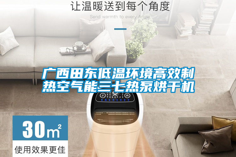 广西田东低温环境高效制热空气能三七热泵烘干机