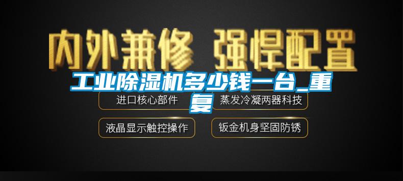 工业除湿机多少钱一台_重复
