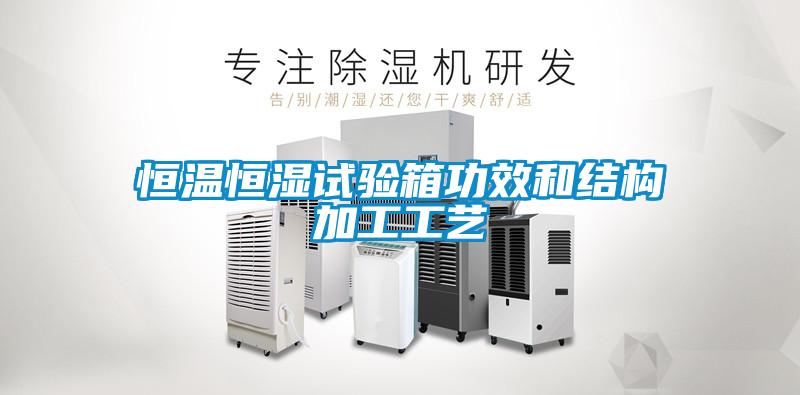 恒温恒湿试验箱功效和结构加工工艺