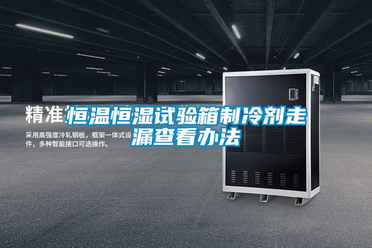 恒温恒湿试验箱制冷剂走漏查看办法