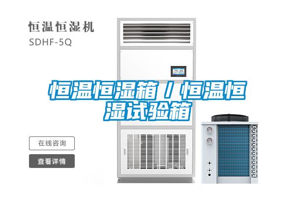 恒温恒湿箱／恒温恒湿试验箱