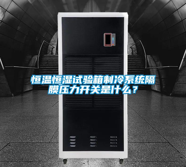 恒温恒湿试验箱制冷系统隔膜压力开关是什么？