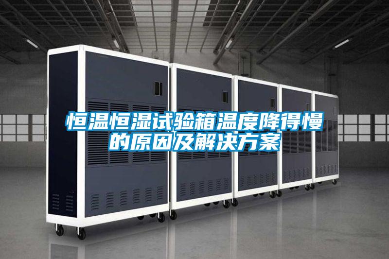 恒温恒湿试验箱温度降得慢的原因及解决方案