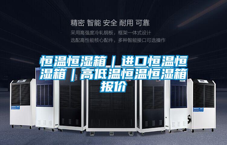 恒温恒湿箱｜进口恒温恒湿箱｜高低温恒温恒湿箱报价