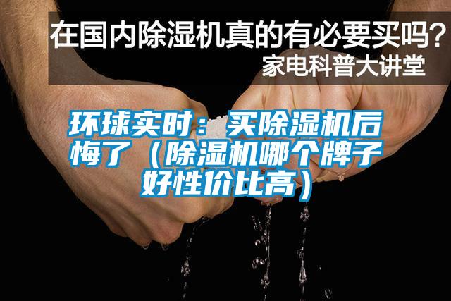 环球实时：买除湿机后悔了（除湿机哪个牌子好性价比高）
