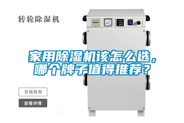 家用除湿机该怎么选，哪个牌子值得推荐？