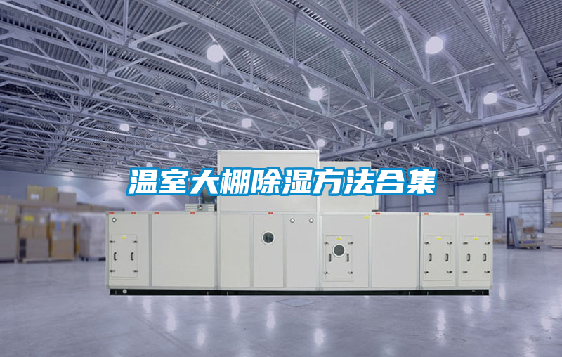温室大棚除湿方法合集