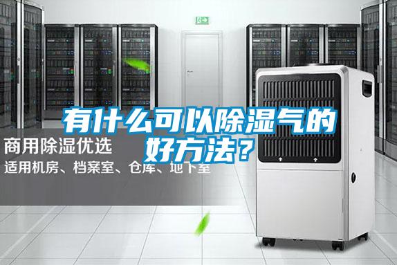 有什么可以除湿气的好方法？