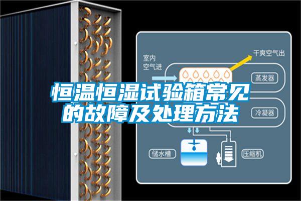 恒温恒湿试验箱常见的故障及处理方法