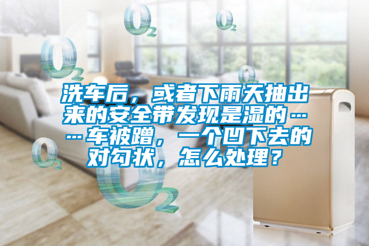 洗车后，或者下雨天抽出来的安全带发现是湿的……车被蹭，一个凹下去的对勾状，怎么处理？