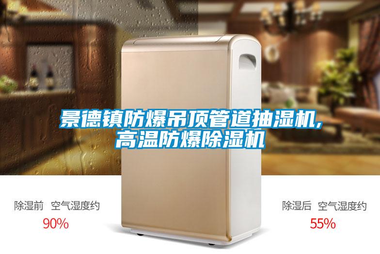 景德镇防爆吊顶管道抽湿机,高温防爆除湿机