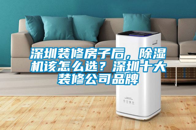 深圳装修房子后，除湿机该怎么选？深圳十大装修公司品牌