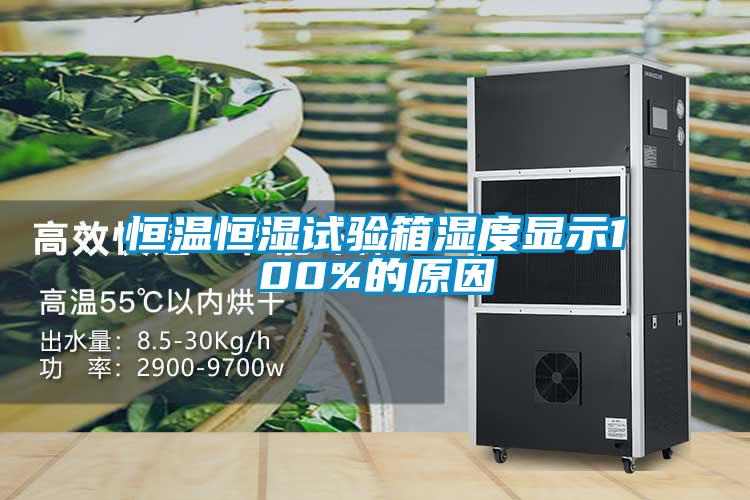 恒温恒湿试验箱湿度显示100%的原因
