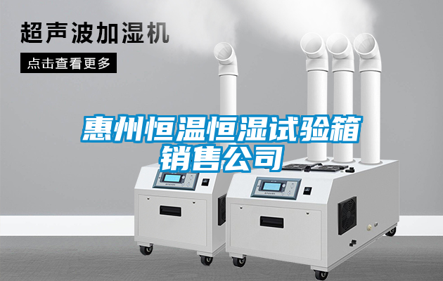 惠州恒温恒湿试验箱销售公司