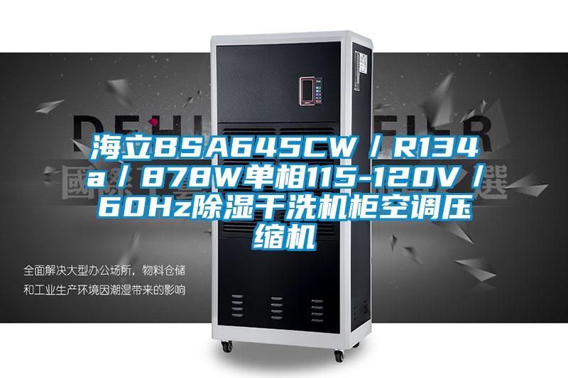 海立BSA645CW／R134a／878W单相115-120V／60Hz除湿干洗机柜空调压缩机