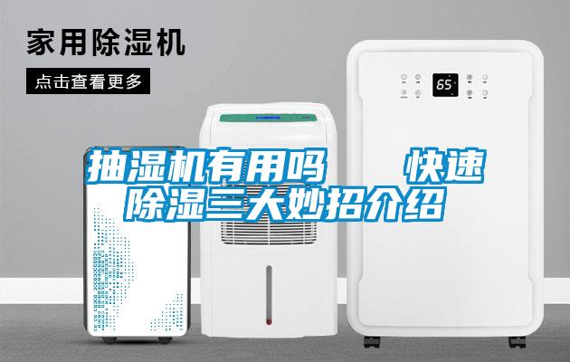 抽湿机有用吗   快速除湿三大妙招介绍
