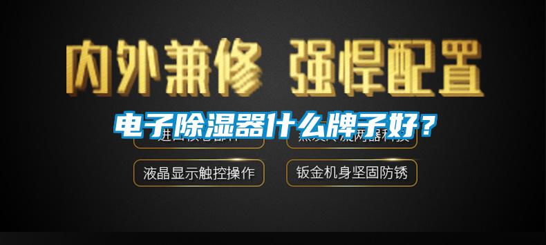 电子除湿器什么牌子好？