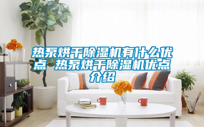 热泵烘干除湿机有什么优点 热泵烘干除湿机优点介绍