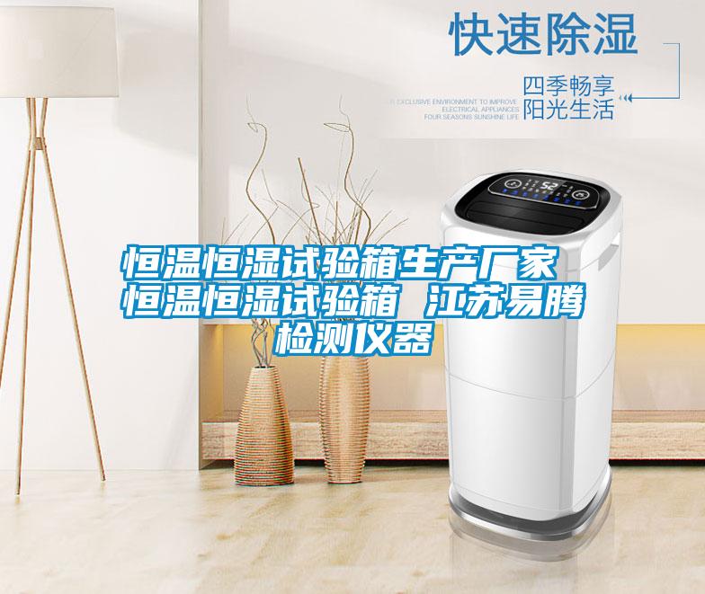 恒温恒湿试验箱生产厂家 恒温恒湿试验箱 江苏易腾检测仪器