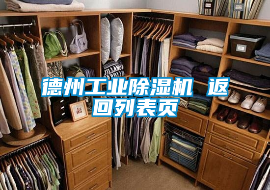 德州工业除湿机 返回列表页