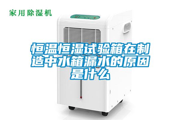 恒温恒湿试验箱在制造中水箱漏水的原因是什么
