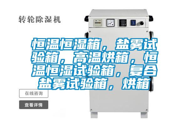 恒温恒湿箱，盐雾试验箱，高温烘箱，恒温恒湿试验箱，复合盐雾试验箱，烘箱