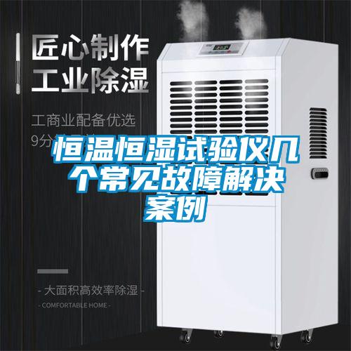 恒温恒湿试验仪几个常见故障解决案例