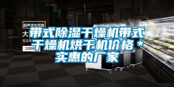 带式除湿干燥机带式干燥机烘干机价格＊实惠的厂家