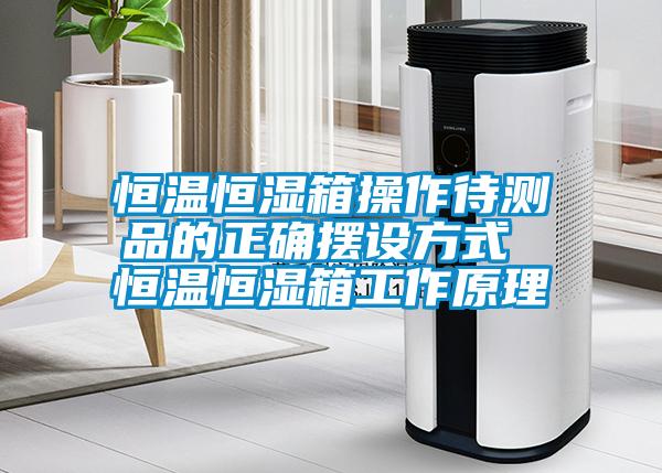 恒温恒湿箱操作待测品的正确摆设方式 恒温恒湿箱工作原理