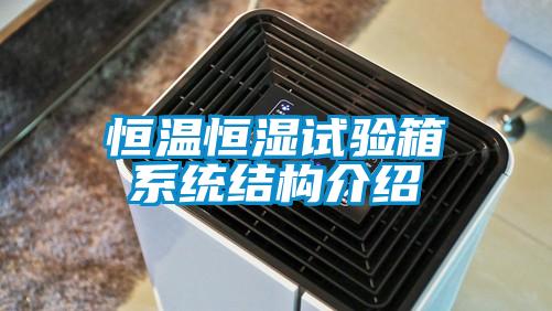 恒温恒湿试验箱系统结构介绍