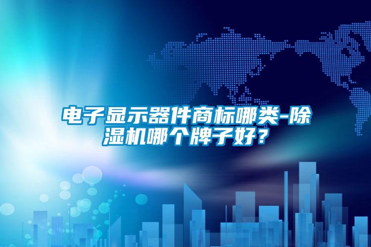 电子显示器件商标哪类-除湿机哪个牌子好？