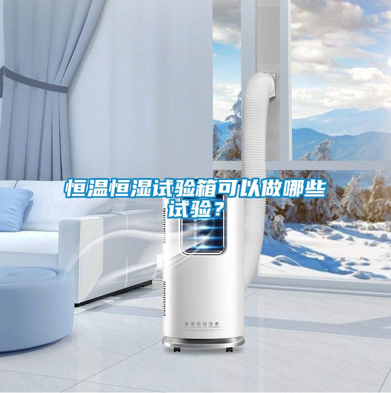 恒温恒湿试验箱可以做哪些试验？