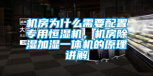 机房为什么需要配置专用恒湿机，机房除湿加湿一体机的原理讲解